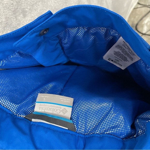 Columbia Kids' Arctic Trip Omni-Tech Ski Snowboard snow Pants blue large - Picture 3 of 12